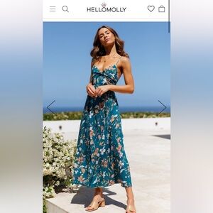 Hello Molly Lady Like You Midi Dress Size M